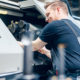 Working Setting Up Cnc Machine For Parts