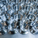 A Batch Of Shiny Aluminium Aerospace Parts Made With Cnc Machine
